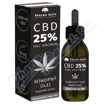 CBD 25% Konopn olej 2500mg 10ml