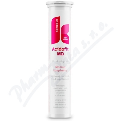 Acidofit MD malina eff. tbl. 15+1