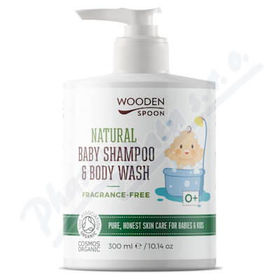 WoodenSpoon Dět. sprch. gel-šampon 2v1 neparf.  300ml