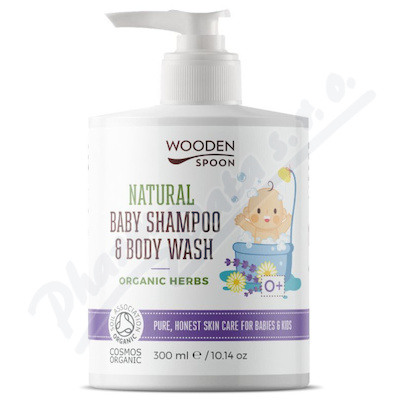 WoodenSpoon Děts. sprch. gel-šampon 2v1 byliny 300ml