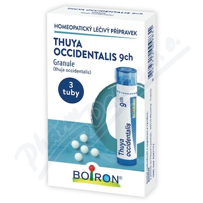 Thuya Occidentalis CH9 gra. 4g 3 tuby