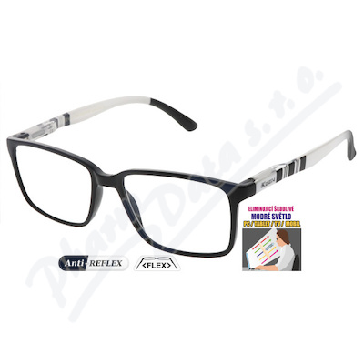 Brýle na PC Blue Protect proužky dioptrické +1. 50