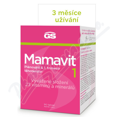 GS Mamavit 1 Plánování a 1. trimestr tbl. 90