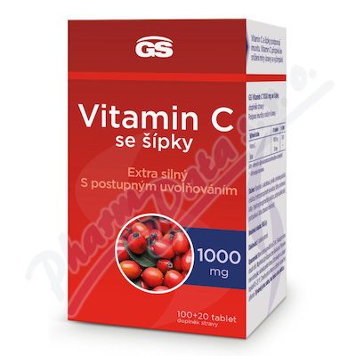 GS Vitamin C1000 se šípky tbl. 100+20