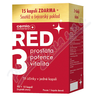 Cemio RED3 cps. 90+15 dárek 2023 ČR