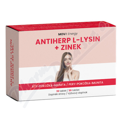 MOVit AntiHerp L-Lysin + Zinek tbl. 30