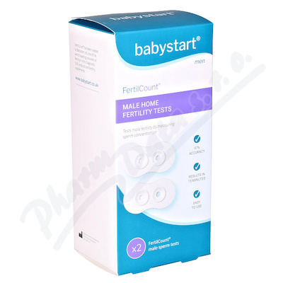 Babystart FertilCount Test mužské plodnosti 2ks