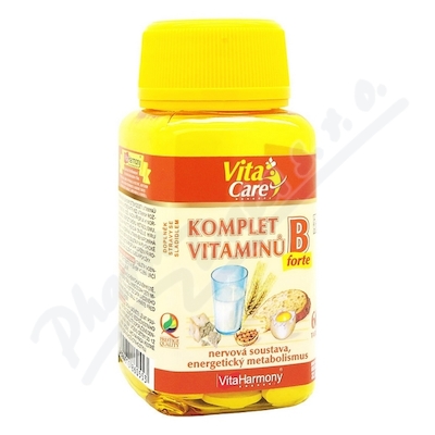 VitaHarmony Komplet vitaminů B forte tbl. 60
