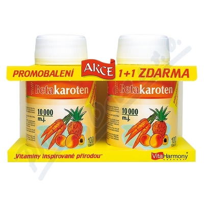 VitaHarmony Beta karoten 10. 000 tob. 100+100 Promb. 