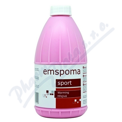 Masážní emulze Emspoma hřejivá O 500 ml (růžová)