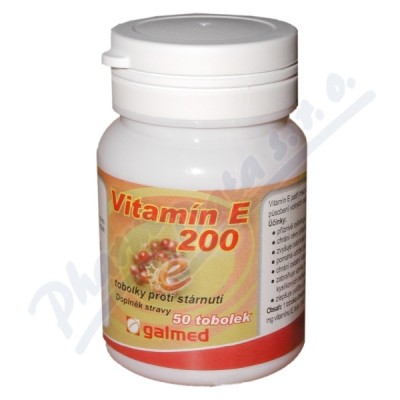 Vitamín E 200mg tob. 50 Galmed