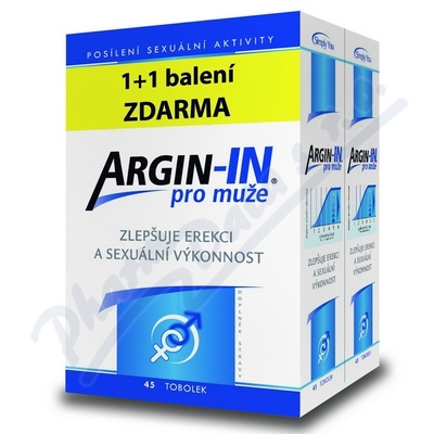 Argin-IN pro muže tob. 45 + Argin-IN tob. 45 zdarma