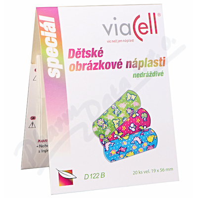 Viacell D122B dtsk obrzko. nplasti 19x56mm 20ks