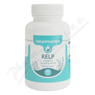 Uniospharma Kelp+kyselina glutamov 50mg tbl. 90