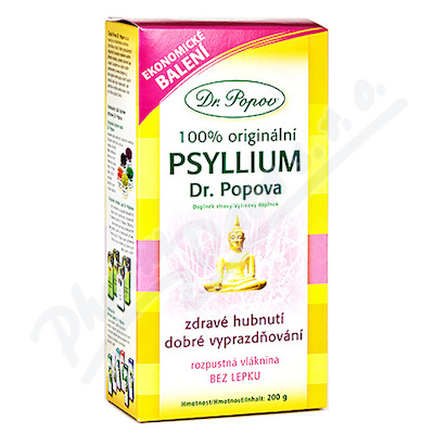 Dr. Popov Psyllium indick rozpustn vlknina 200g