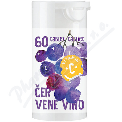 C-Vitamin 200mg Červené víno se sukralózou tbl. 60