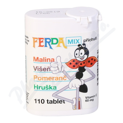 C vitamin 60mg Ferda Mix 35g tbl. 110