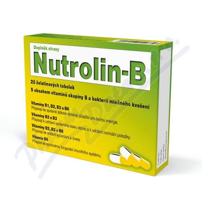 Nutrolin-B kapsle želat. tob. 20
