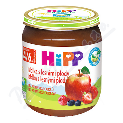 HiPP Jablka s lesními plody BIO 4-6m 125g